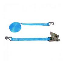 Sangle d'arrimage à cliquet crochets 2 doigts rapprochés - Long. m: 6 - Larg. mm: 35 - Charge kg: 2000