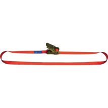 Sangle D'Amarrage Din En 12195-2 Longueur 6 M Largeur 25 Mm Avec Rochet Lc U 1000 Dan - Dolezych