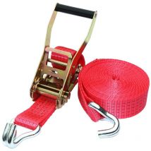 Saniverre - Sangle d'arrimage avec tendeur à cliquet 8 mètres - 5 tonnes
