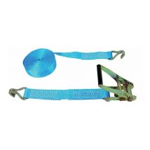 Sangle arrimage 12m x 50mm - tmu 2t/4t - 2 parties -crochets doigts rapproches