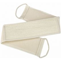 Vivezen - Sangle de douche exfoliante, lave dos - Loofah - 80 x 10 cm