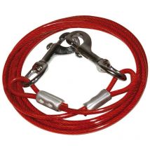 Laisse d'entraînement Gloria rouge 6m