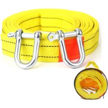 Rapanda - Sangle Remorquage Voiture Corde de Remorquage de 5 Mètres 5 Tonnes (11 000 lb) Sangle de remorquage Haute résistance Sangle Remorquage avec