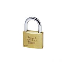 Isé - Cadenas rectangulaire City by Iseo 50 mm Corps en laiton ka et anse en acier trempe' et chrome' 3 cle's cryptage unique