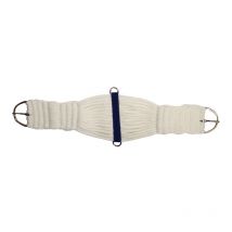 32" = 81 cm, Marron: Sangle western avec cordons en mohair avec renfort en nylon et boucles en fer