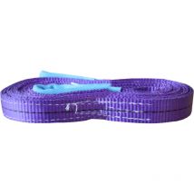 Sangles de levage 1000kg Violette Sangle de Levage 1 tonne, Haute Résistance en Polyester, harnais de charge anti-usure - 5 mètres