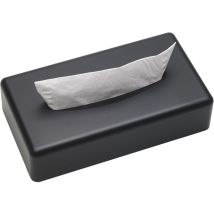 JVD - Sanibox boîte mouchoirs rect. noire mat - Matériel professionnel