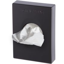 Distributeur de sachets hygiéniques Sanibox noir mat - Matériel professionnel - JVD