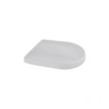 Saniclass Abattant WC déclipsable et frein de chute blanc pour cuvette Villeroy & Boch Subway 2.0 avec kit de fixation blanc alpin brillant
