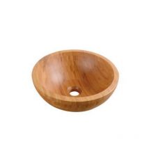 Saniclass Pesca Bamboo Vasque à poser ronde 35x35cm Bambou Bois