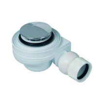 Sanit Bonde De Douche Complète Pour Receveur De Douche Avec Trou 52mm Chrome