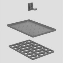 Sanit - multiset Funktionsbecken Ablageset, anthrazit 60006000099