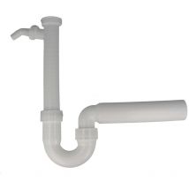 Rohrgeruchverschluss G1 1/2 x 50, mit Geräteanschluss - 31.204.00..0000 - Sanit