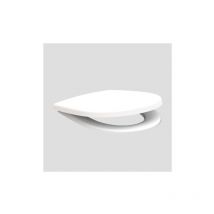 Sanit Eisenberg - Sanit Samba wc siège 5605401S000 avec charnières en acier inoxydable et fixation rapide, blanc , réglable
