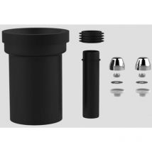WC-Anschlussgarnitur 180 mm DN100 chrom - Sanit