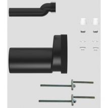 Sanit WC-Etagen Anschlussgarnitur, etagiert um 25 mm DN90 - 58.949.00..0099