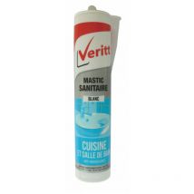 Sanitärdichtmasse 280ml Weiß - Veritt
