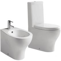 Sanitari Eden monoblocco cm. 66x36 con sedile avvolgente standard