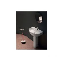 Sanitari Domus Falerii mascalzone lavabo con colonna bianchi