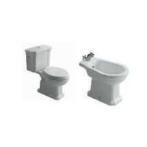 Sanitari Ethos monoblocco distanziati cm. 68x38 con sedile