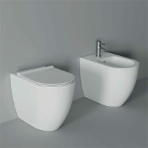 Sanitari Form Filomuro Senza Brida Cm. 54x35 Con Sedile Sottile