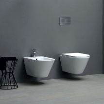 Sanitari Sospesi Moderni Azzurra Forma Wc Sedile Soft Close e Bidet