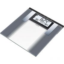 Sanitas sbg 21 Körperanalysewaage digital Wägebereich (max.)=180 kg Grau, Glas