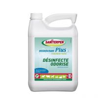 Saniterpen - Désinfectant Plus Fraicheur Verte 5L. Bactéricide concentré