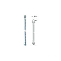 Anschlussrohr-flex.500 mmchrom Verschraub. 10 mm