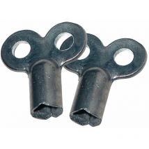 Sanitop-Wingenroth 27140 0 - Chiave per valvola di sfiato per termosifoni, 2 pz