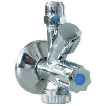Sanitop-Wingenroth - Rubinetto di collegamento per elettrodomestici con valvola di ritegno, 12,7 x 10 mm