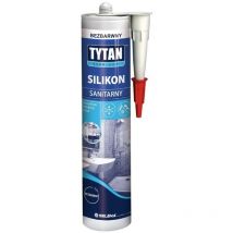 Tytan Sanitärsilikon 280ml Farblos – Dichtstoff für feuchte Umgebungen – schimmelresistent – wasserdicht