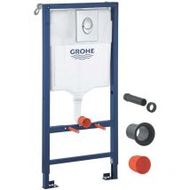 Grohe Rapid sl - Vorwandelement für Wand-WC, Betätigungsplatte Skate Air, chrom 39442000