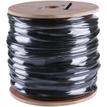 1000 ft RG59 / u Câble vidéo coaxial câble réseau pour caméra de sécurité cctv Noir - Sannce