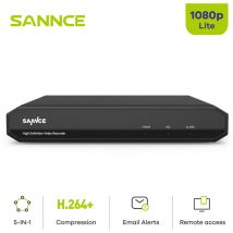 Sannce - Système de caméra de sécurité 16CH 1080P avec dvr 5 en 1 – Sans disque dur