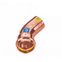 Sanpro - Pressfitting Kupfer 45° Winkel - Bogen innen - außen, Größe v 12