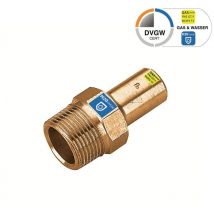 Pressfitting Kupfer Einsteckstück mit Außengewinde, Größe v 15 - 1/2'' - Sanpro