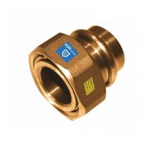 Sanpro Pressfitting Kupfer Verschraubung mit Überwurfmutter, Größe V 12 - 3/4"