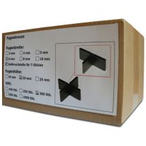 Sanpro - Fugenkreuze, Größe 6 mm / Höhe 20 mm, Anzahl 300 Stück (pack à 300 stück)