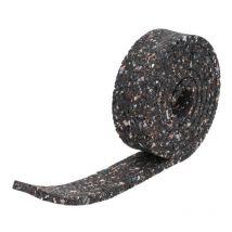 Sanpro Gummi Rolle / Antirutsch-Matte / Bautenschutzmatte, 50 mm, Höhe 10 mm, Länge 6 m