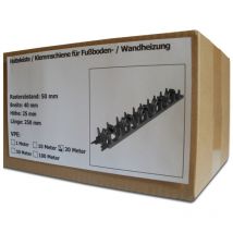 Halteleiste / Klemmschiene für Fußboden- / Wandheizung, Größe 20 m - Sanpro