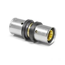 Sanpro THPRESS Pressfitting Kupplung - Muffe mit TH Kontur, Größe 20x2, Messing