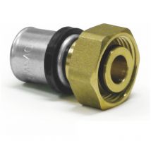 Sanpro - Pressfitting Übergangsverschraubung + ig Eurokonus, Größe 16x2, Messing
