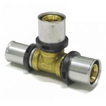 Thpress Pressfitting T-Stück Abgänge reduziert, Größe 32x3 - Abgang 32x3 - 26x3 - Sanpro