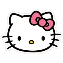 Oreiller Hello Kitty – 36 cm – 100% Polyester – Longueur, Largeur, Forme d'oreiller, Matières