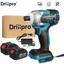 Sans fil Clé à chocs Boulonneuse 520N.M 18V Visseuse Tournevis électrique Multifonction + Batterie swagx