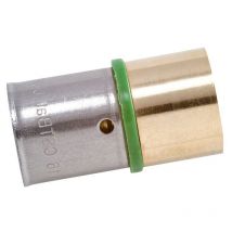 Sans marque Raccord sertir cuivre diametre 14 et per diametre 16