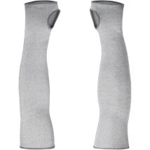 Santiago Ärmelschoner 45cm stronghand Level d, Schnitt- + Hitzeschutz Grau 0847