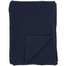 Santos plaid 130x170cm bleu.