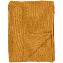 Santos plaid 130x170cm ocre.